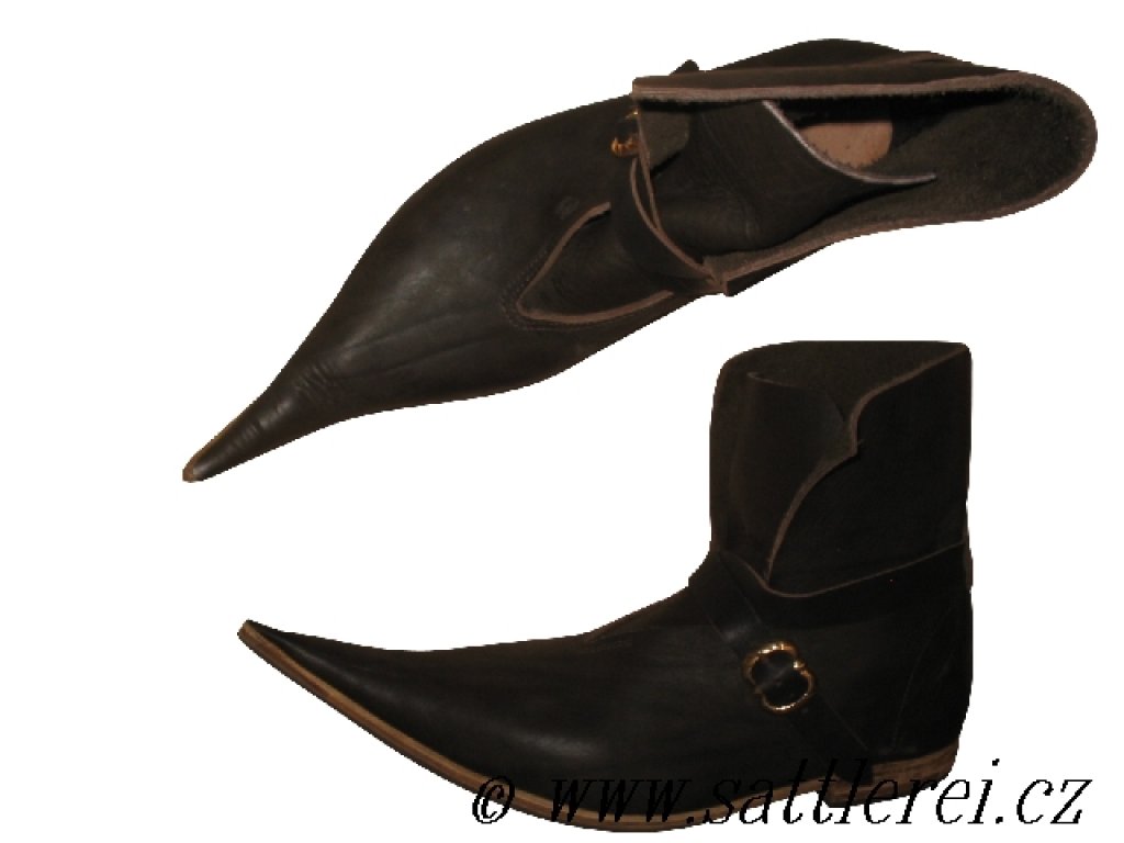 Mittelalter Leder Schuhe