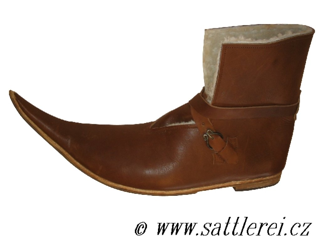 Mittelalter Schuhe mit Fell