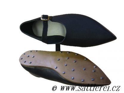 Medieval Gothic shoe dating back to 1400-1500