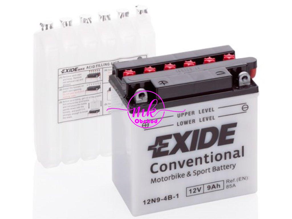 AKUMULÁTOR EXIDE 12N9-4B-1 9Ah