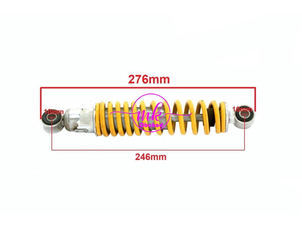 PŘEDNÍ TLUMIČ ATV 110/125 ŽLUTÝ 250mm HB