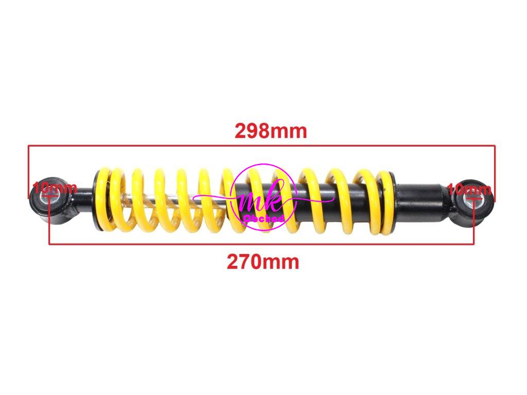 ZADNÍ TLUMIČ ATV 110/125 ŽLUTÝ 270mm BRI