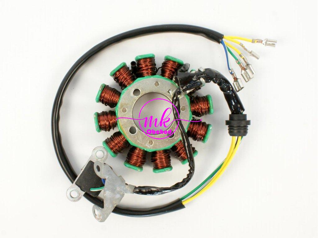 ZAPALOVACÍ APARÁT STATOR CG 200/250CC 12 CÍVEK 88mm