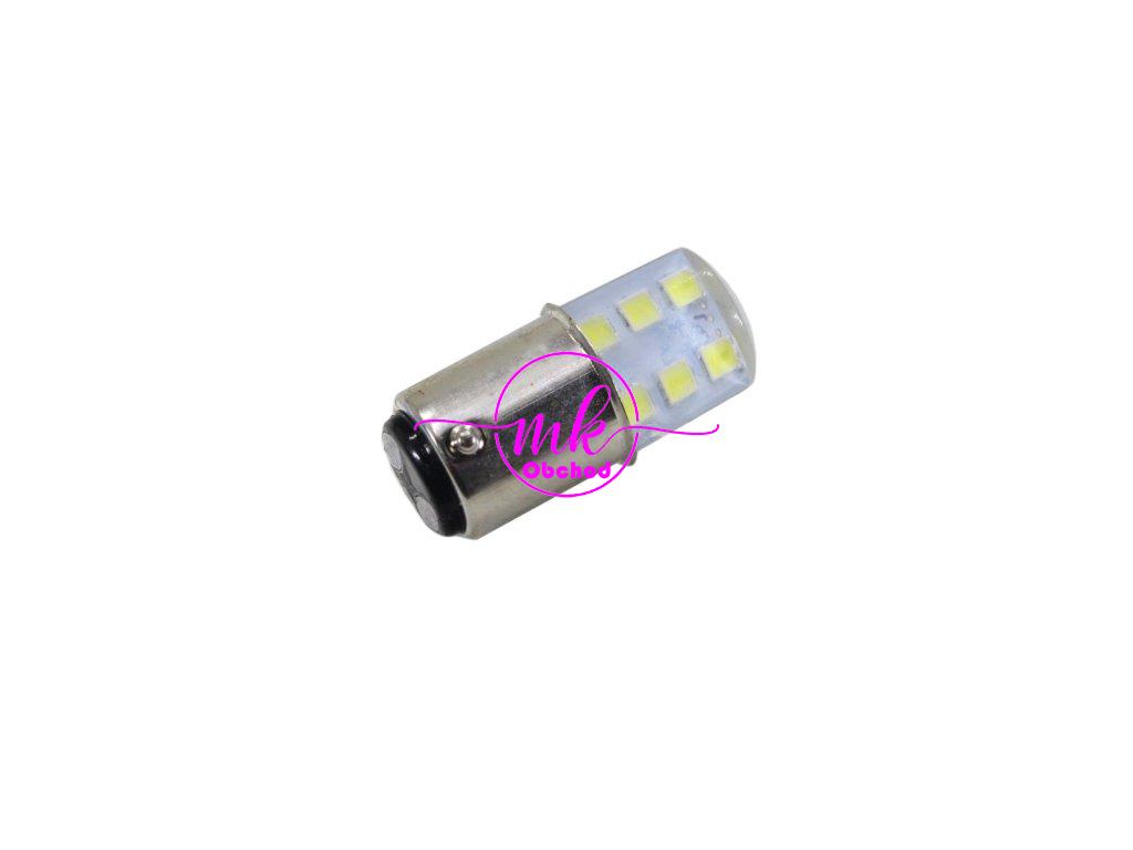 ŽÁROVKA 12V LED BAY15D 12SMD 36mm BÍLÁ (BEZ ECE) SC