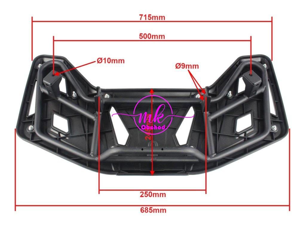 PŘEDNÍ KUFR PLAST ATV 125 ARMOUR NOVÝ HB