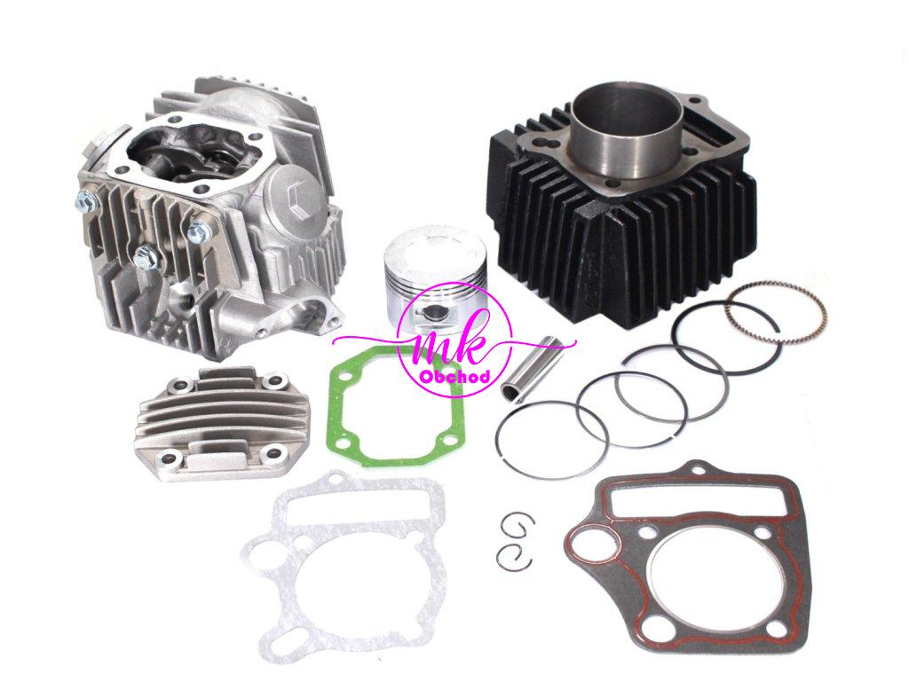 VÁLEC ATV 110 52,4mm ČEP 13mm SADA S HLAVOU TZ MOTOR HORIZONTÁLNÍ S OZNAČENÍM 152FMH VYSKYTUJÍCÍ SE V ATV ČÍNSKÉ ČTYŘKOLKY, MOPEDY STREET, CROSS, CHOPPER