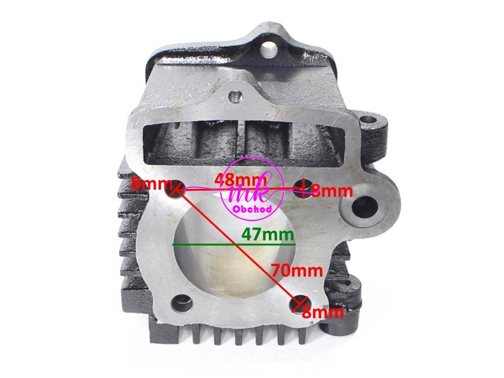 VÁLEC ATV 70 47mm ČEP 13mm SADA. MOTOR HORIZONTÁLNÍ S OZNAČENÍM 147FMD VYSKYTUJÍCÍ SE V ATV ČÍNSKÉ ČTYŘKOLKY, MOPEDY STREET, CROSS, CHOPPER