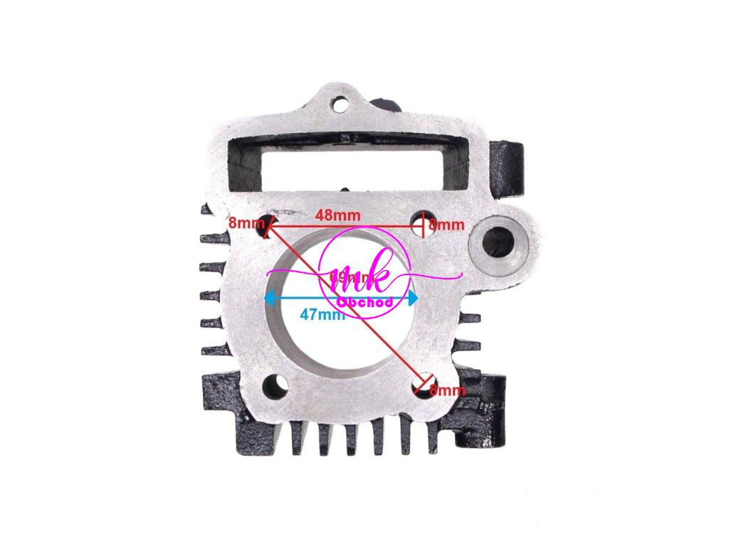 VÁLEC ATV 70 47mm ČEP 13mm STREET SADA S HLAVOU TZ MOTOR HORIZONTÁLNÍ S OZNAČENÍM 147FMD VYSKYTUJÍCÍ SE V ATV ČÍNSKÉ ČTYŘKOLKY, MOPEDY STREET, CROSS, CHOPPER