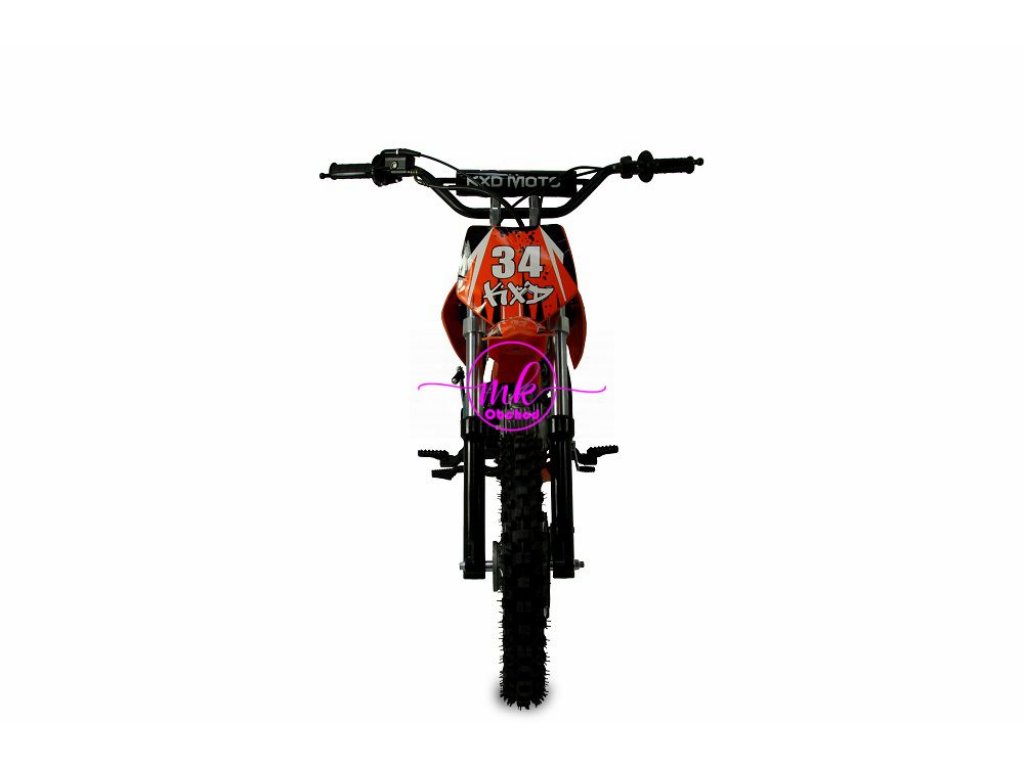 dirtbike pitbike 125ccm KXD 607  14/12 automat + el.start - červená