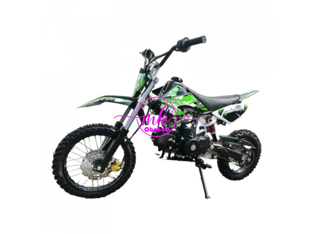 dirtbike pitbike 125ccm KXD 607  14/12 automat + el.start - zelená