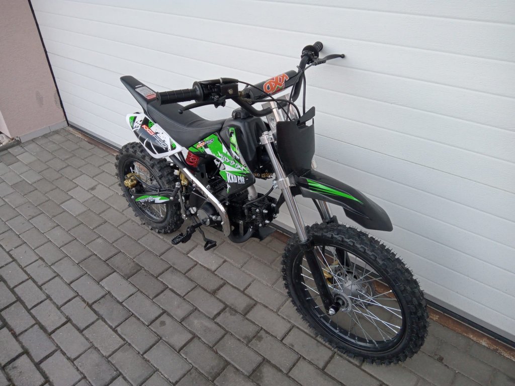 dirtbike pitbike 125ccm KXD 607  17/14 - červená