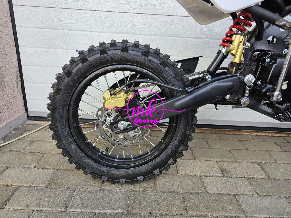 dirtbike pitbike 125ccm KXD 607  17/14 - červená