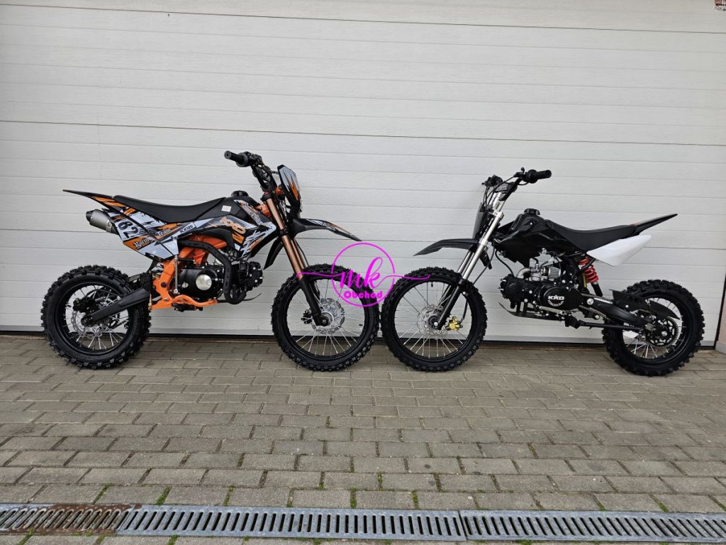 dirtbike pitbike 125ccm KXD 609  17/14 - červená