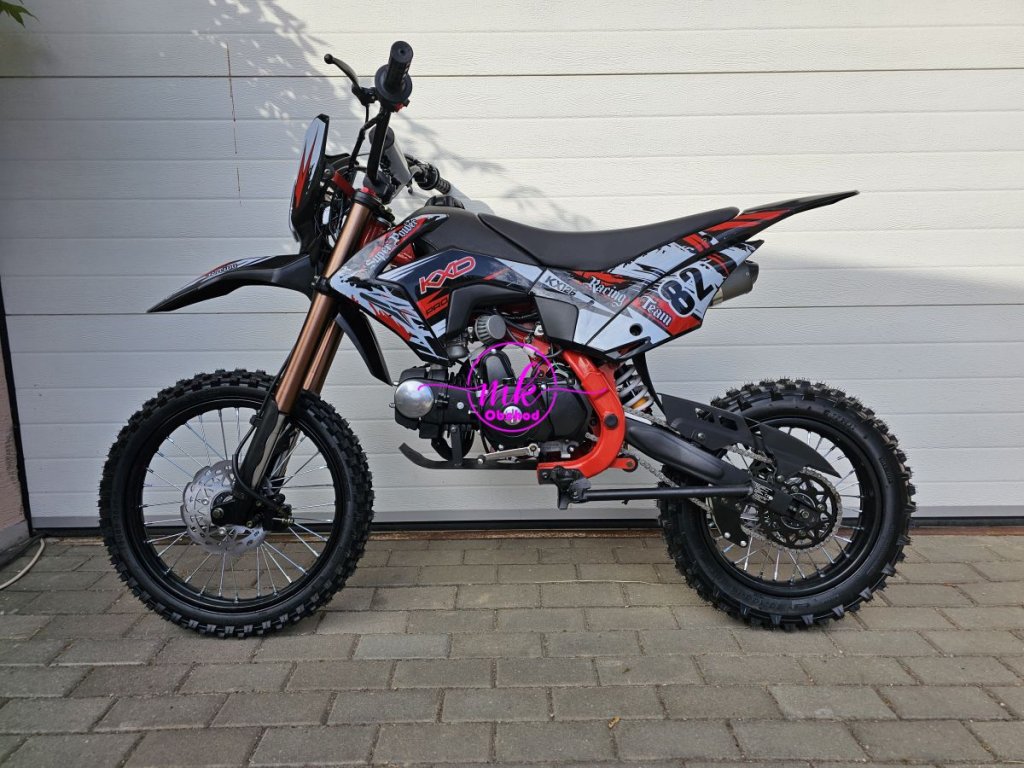 dirtbike pitbike 125ccm KXD 609  17/14 - tyrkys 