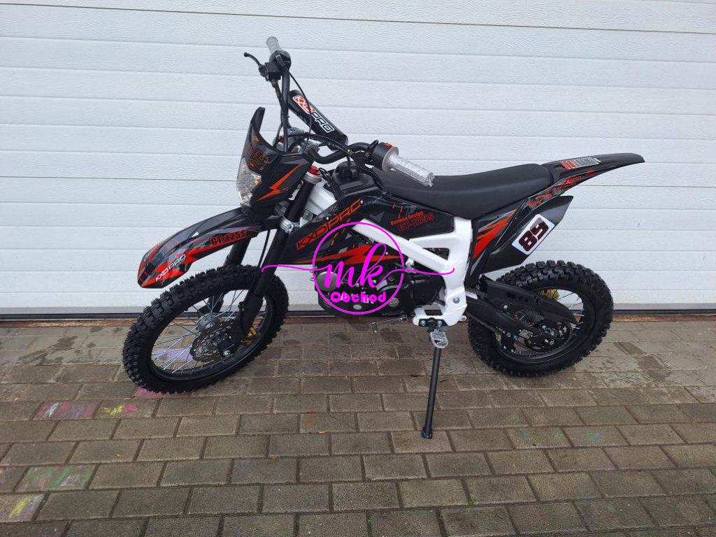 dirtbike pitbike 125ccm KXD 612  17/14 - oranžová (el. start)