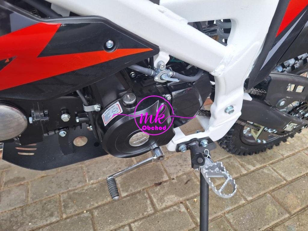 dirtbike pitbike 125ccm KXD 612  17/14 - oranžová (el. start)
