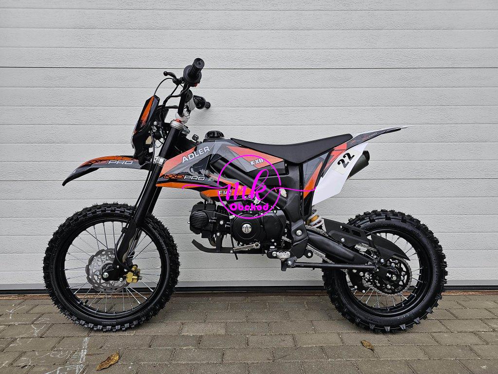 dirtbike pitbike 140 ccm KXD 612 - oranžová (el.start)