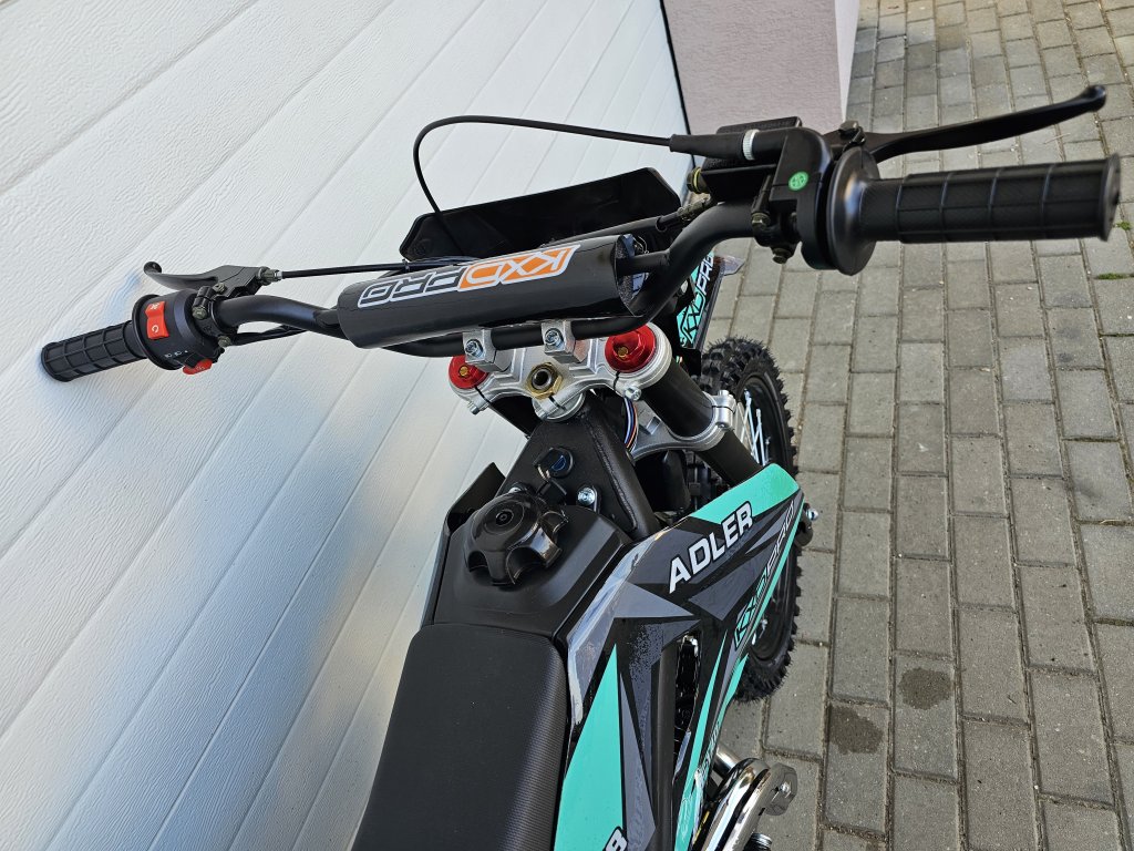 dirtbike pitbike 140 ccm KXD 612 - tyrkys (el.start)