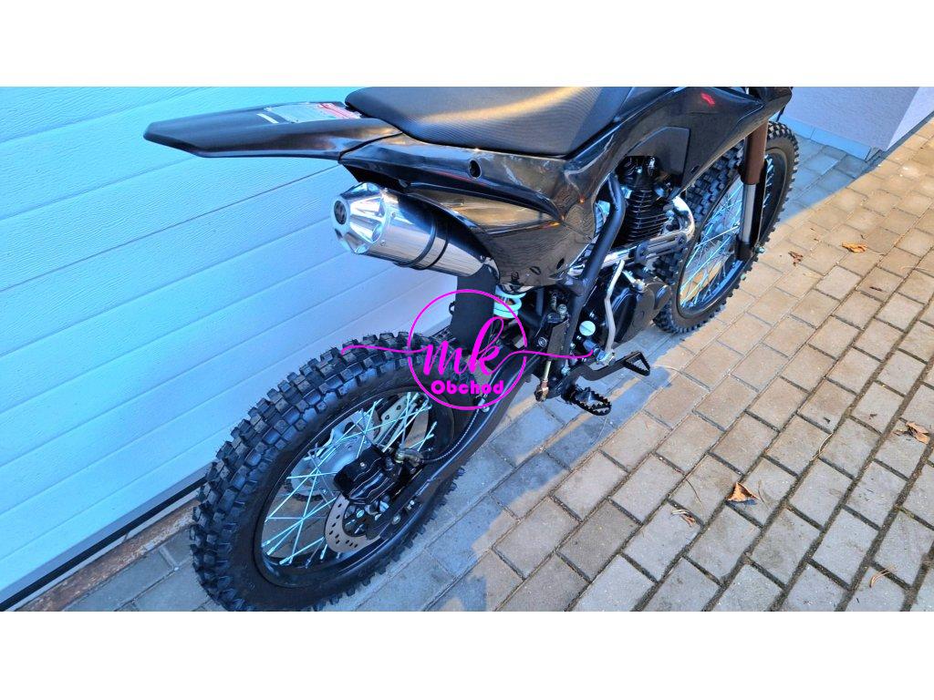 dirtbike pitbike 150 ccm KXD 613 19/16 4T - černá (el.start)