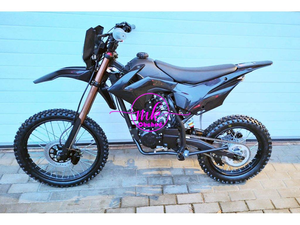 dirtbike pitbike 150 ccm KXD 613 19/16 4T - černá (el.start)