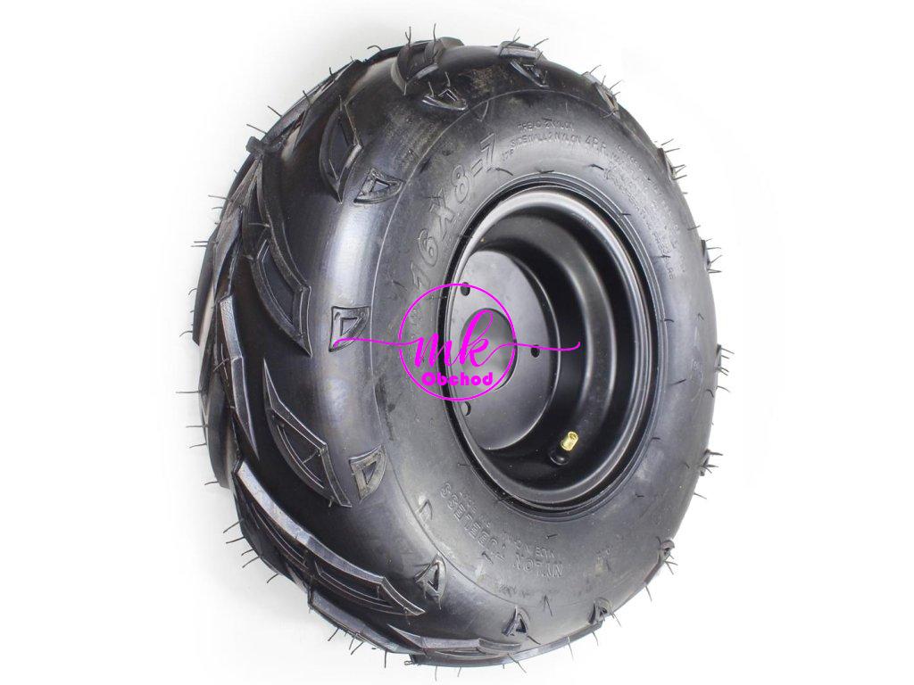 RÁFEK S PNEUMATIKOU/ KOLO ATV 7'' 16x8x7 3 ŠROUBY HB