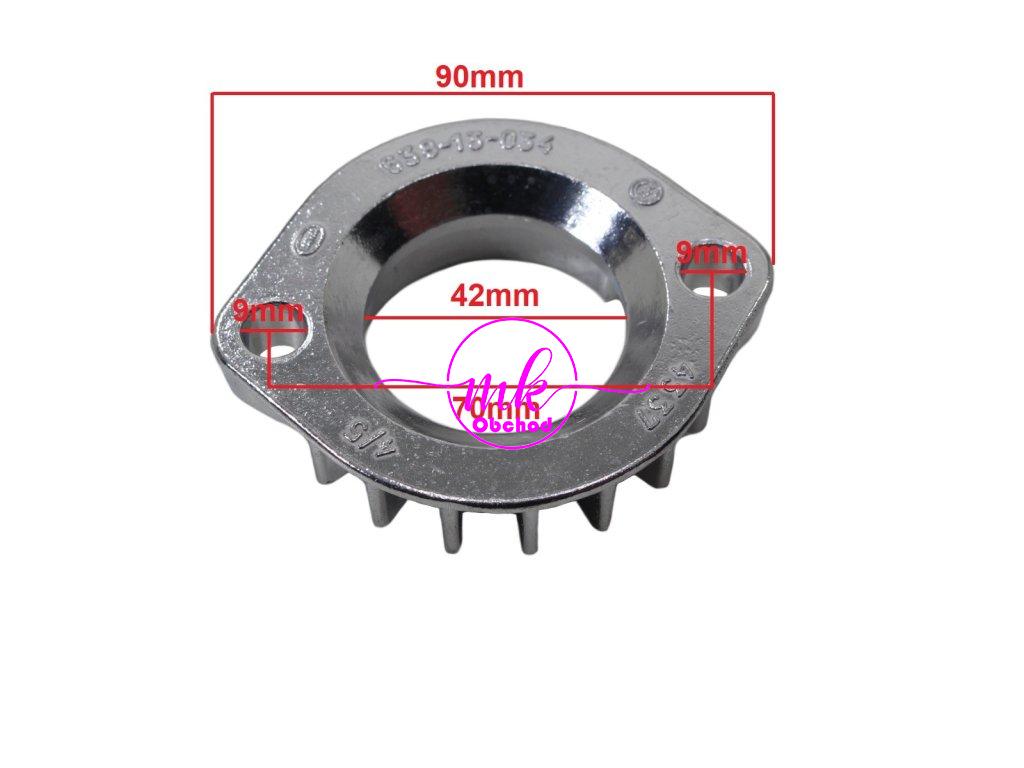 VÝFUKOVÁ PŘÍRUBA KOLENA JAWA 350 638/639/640 12V ML