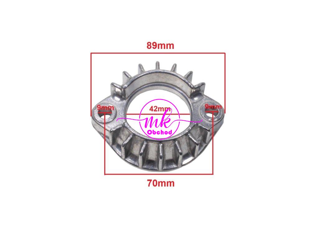 VÝFUKOVÁ PŘÍRUBA KOLENA JAWA 350 638/639/640 12V ORIGINÁL ČESKO