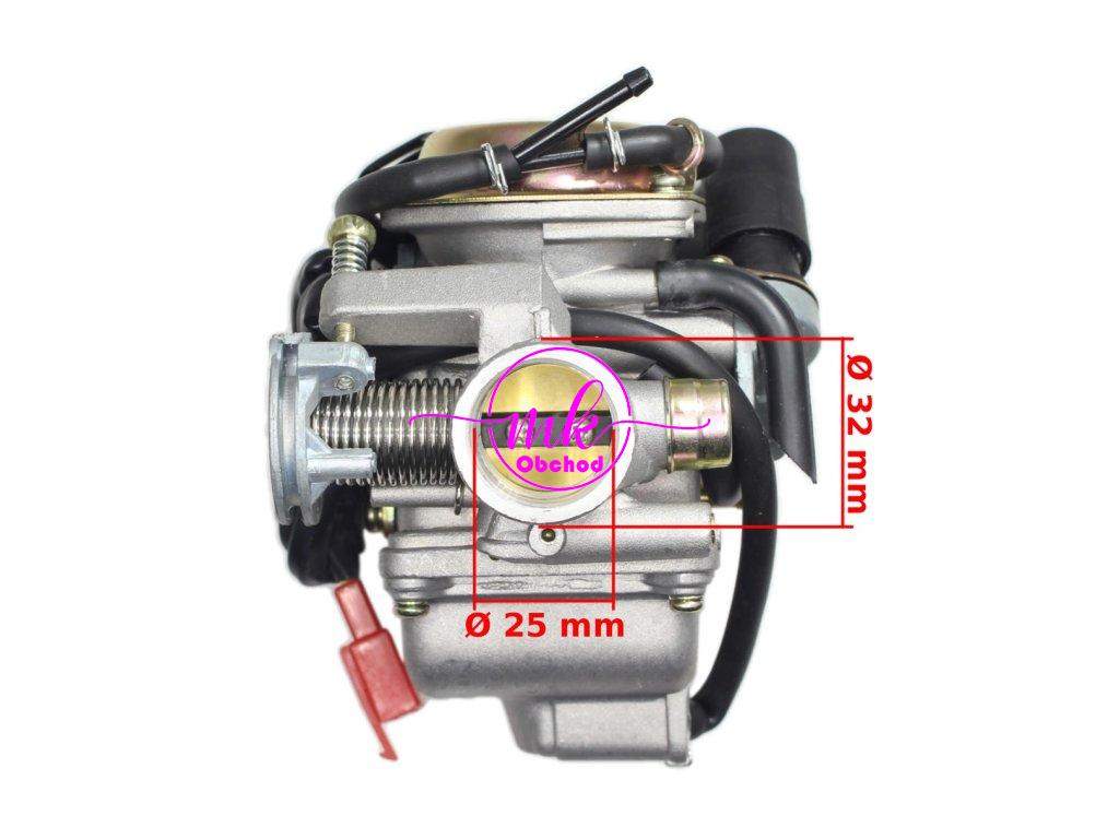 KARBURÁTOR GY6-125 SKÚTR 4T ROMET ROUTER KEEWAY KINGWAY KYMCO ZIPP BENZER RU