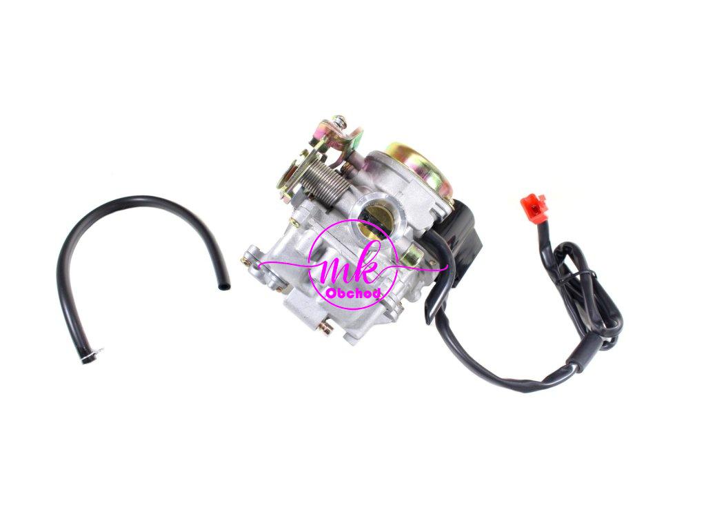 KARBURÁTOR GY6-100 SKÚTR 4T ROMET ROUTER KEEWAY KINGWAY KYMCO ZIPP BENZER RU
