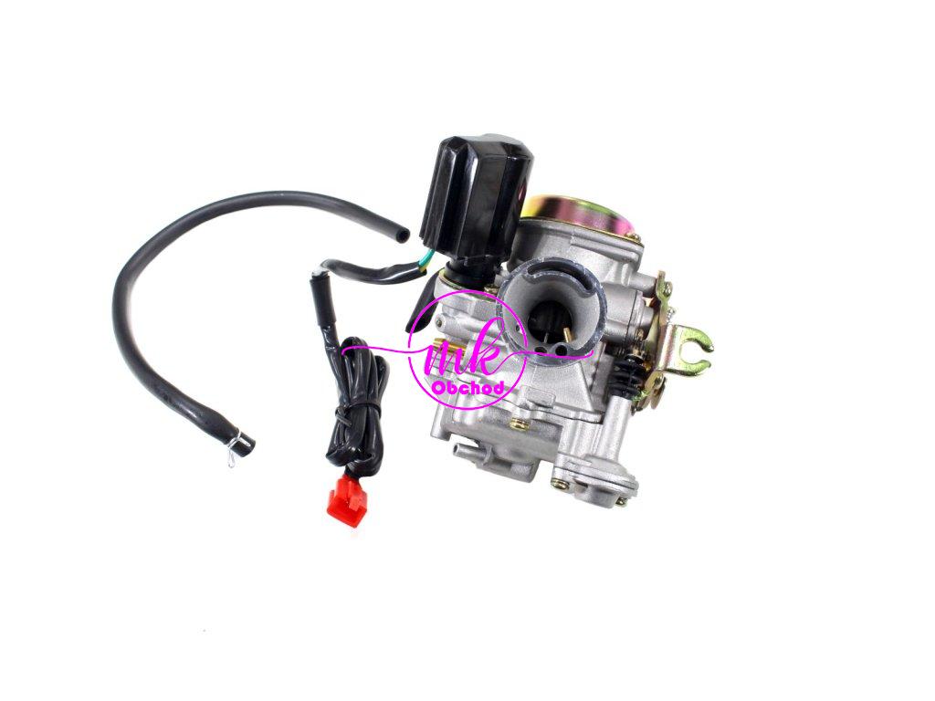 KARBURÁTOR GY6-50 SKÚTR 4T ROMET ROUTER KEEWAY KINGWAY KYMCO ZIPP BENZER RU