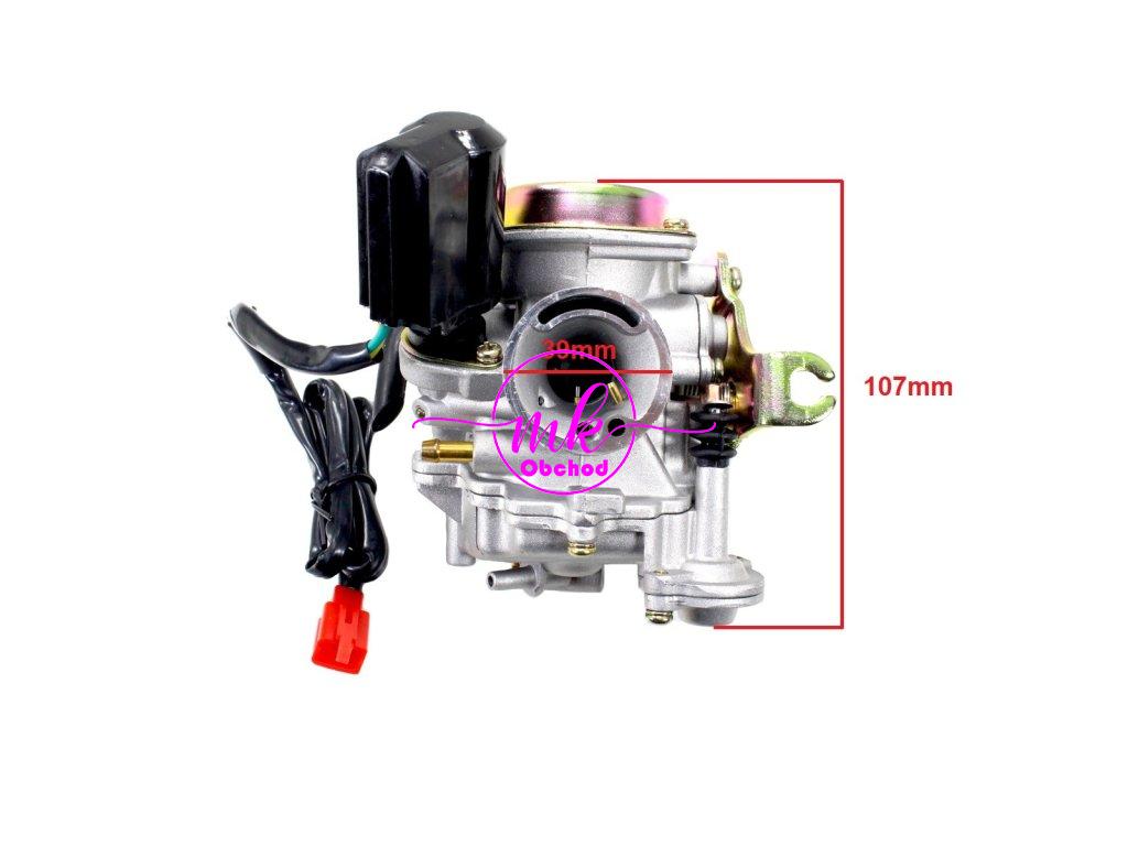 KARBURÁTOR GY6-50 SKÚTR 4T ROMET ROUTER KEEWAY KINGWAY KYMCO ZIPP BENZER RU