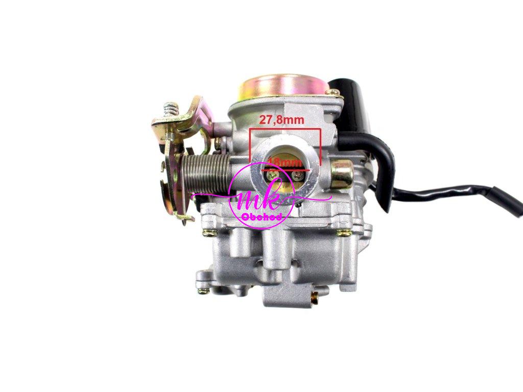 KARBURÁTOR GY6-50 SKÚTR 4T ROMET ROUTER KEEWAY KINGWAY KYMCO ZIPP BENZER RU