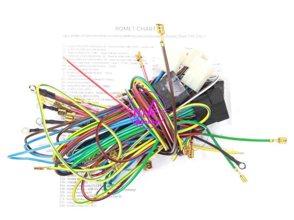 ELEKTRICKÁ INSTALACE ROMET CHART 210/211 ML