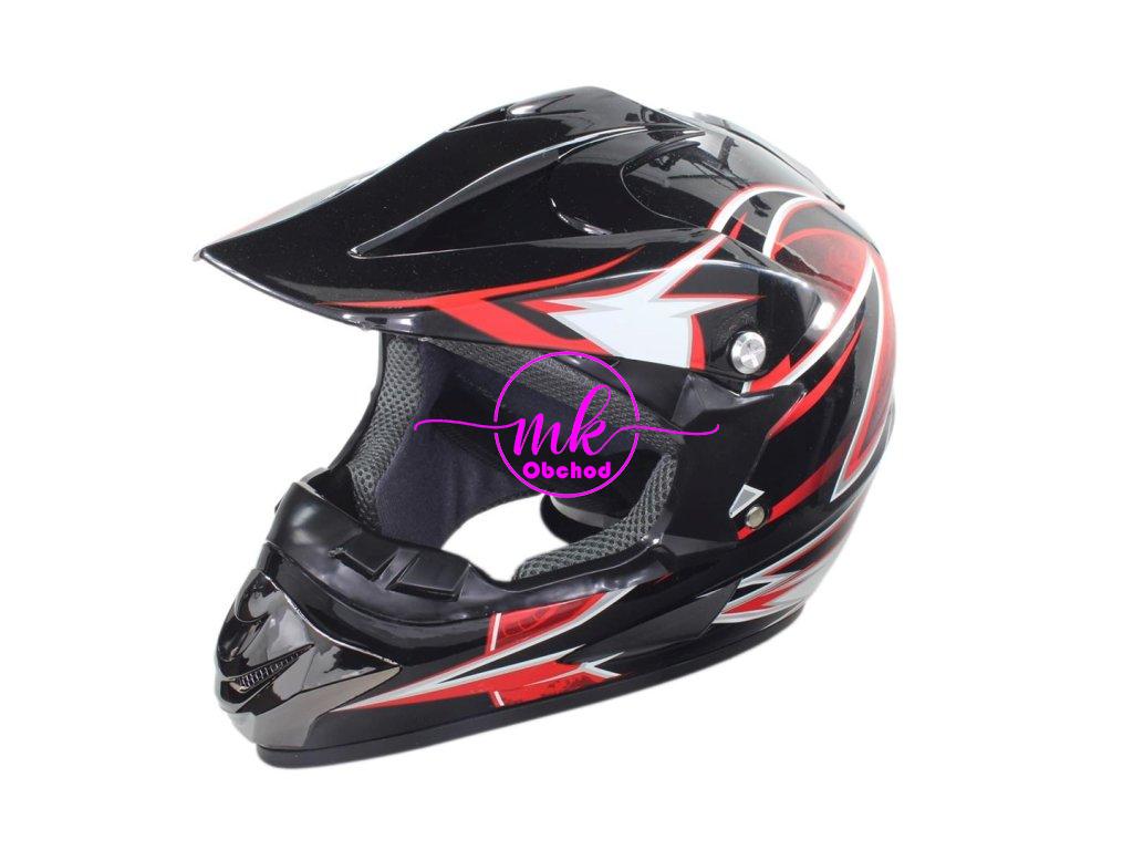 KASK HLN ENDURO ČERNO ČERVENÁ L (BEZ ECE)