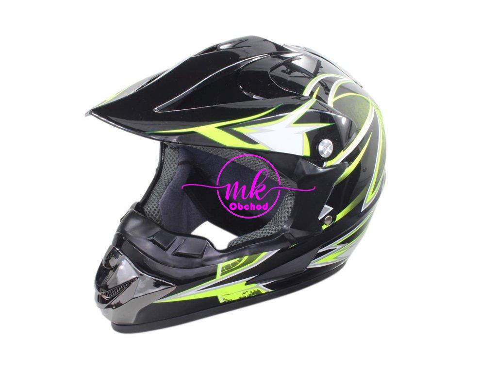 KASK HLN ENDURO ČERNO ZELENÝ L (BEZ ECE)