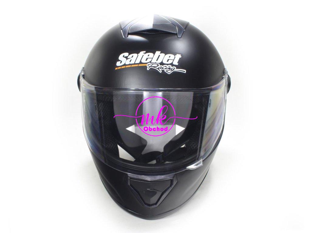 KASK SAFEBET HF-112 MATNÁ ČERNÁ L (BEZ ECE)