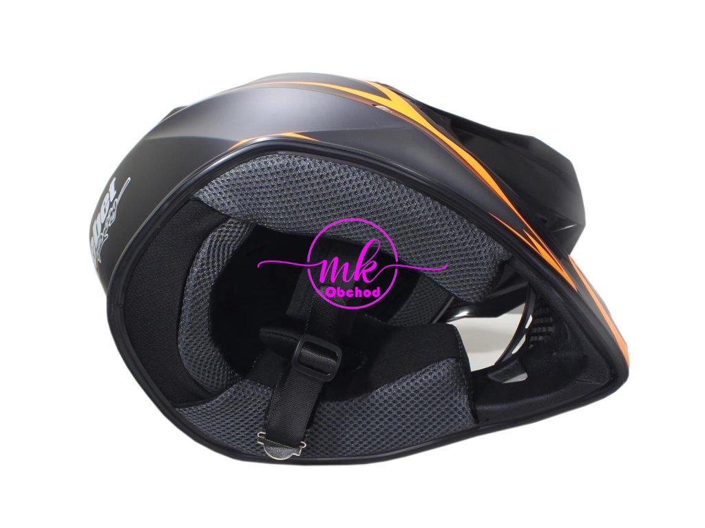 KASK SAFEBET HF-116 FLAT BLACK Q178 ORANŽOVÁ S (BEZ ECE)