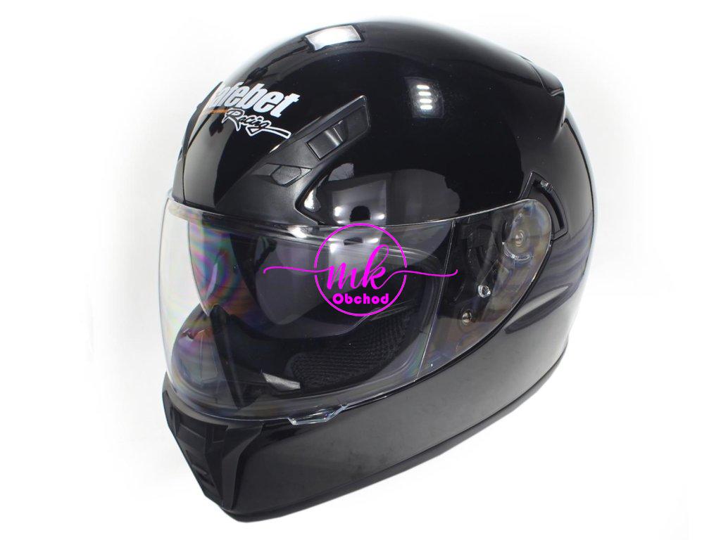 KASK SAFEBET HF-125A ČERNÁ M (BEZ ECE) FMVSS 218