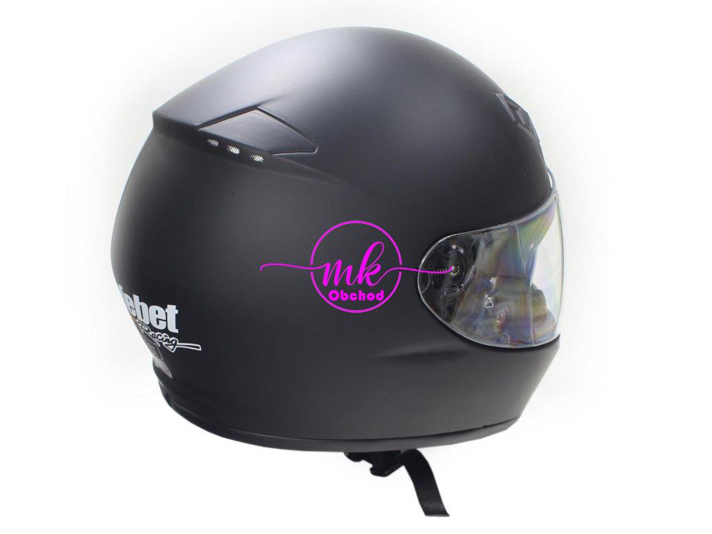 KASK SAFEBET HF-125A FLAT BLACK L (BEZ ECE) DOT FMVSS 218