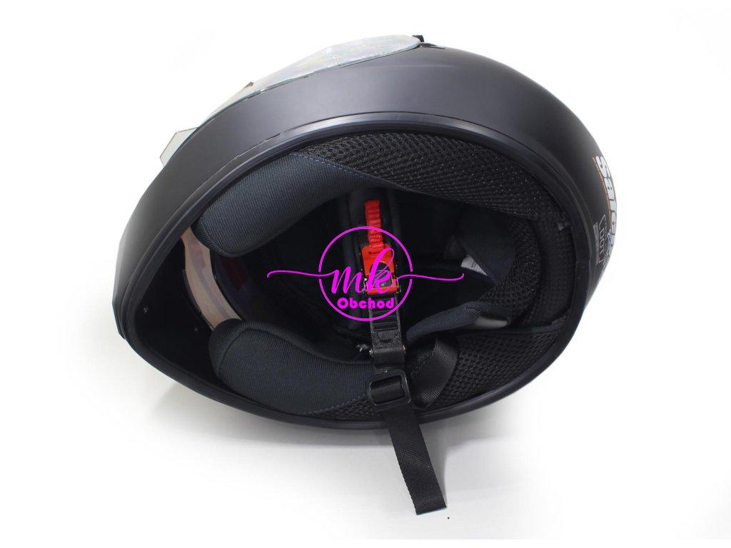 KASK SAFEBET HF-125A FLAT BLACK L (BEZ ECE) DOT FMVSS 218