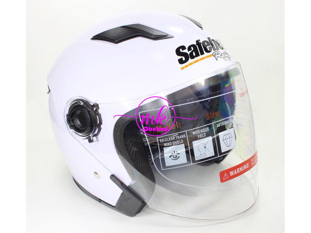 KASK SAFEBET HF-223 BÍLÁ L (BEZ ECE)