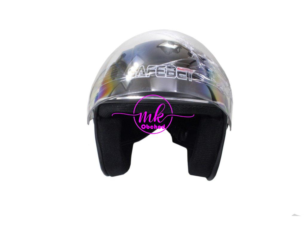 KASK SAFEBET HF-226 FLAT BLACK MALÝ S (BEZ ECE)