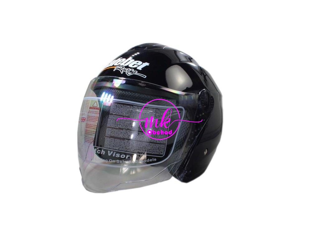 KASK SAFEBET HF-232 ČERNÁ M (BEZ ECE)