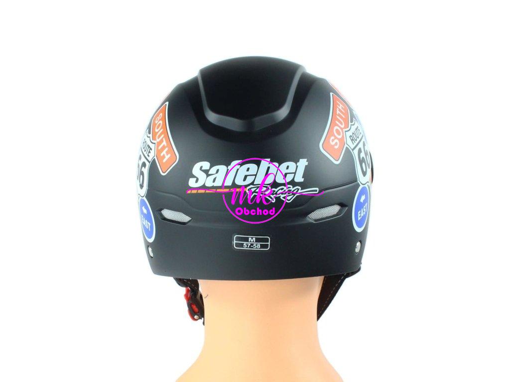 KASK SAFEBET HF-333 FLAT BLACK X29 M (BEZ ECE)