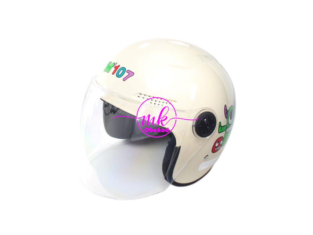 KASK SAFEBET HF-907 CREAM WHITE MONSTER L