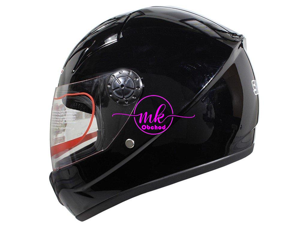 KASK SAFEBET HF-909 BLACK MALÝ L (BEZ ECE)