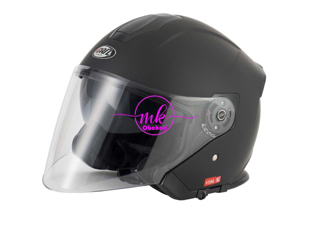 KASK VCAN H586 MATNÁ ČERNÁ XXL