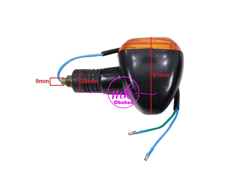 ZADNÍ LEVÝ SMĚROVÝ SVĚTLO STREET MOTOROWER