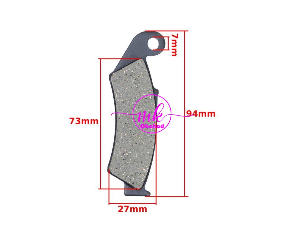 Brzdové destičky HONDA CRM 50/75/250 AX1 SBP FM