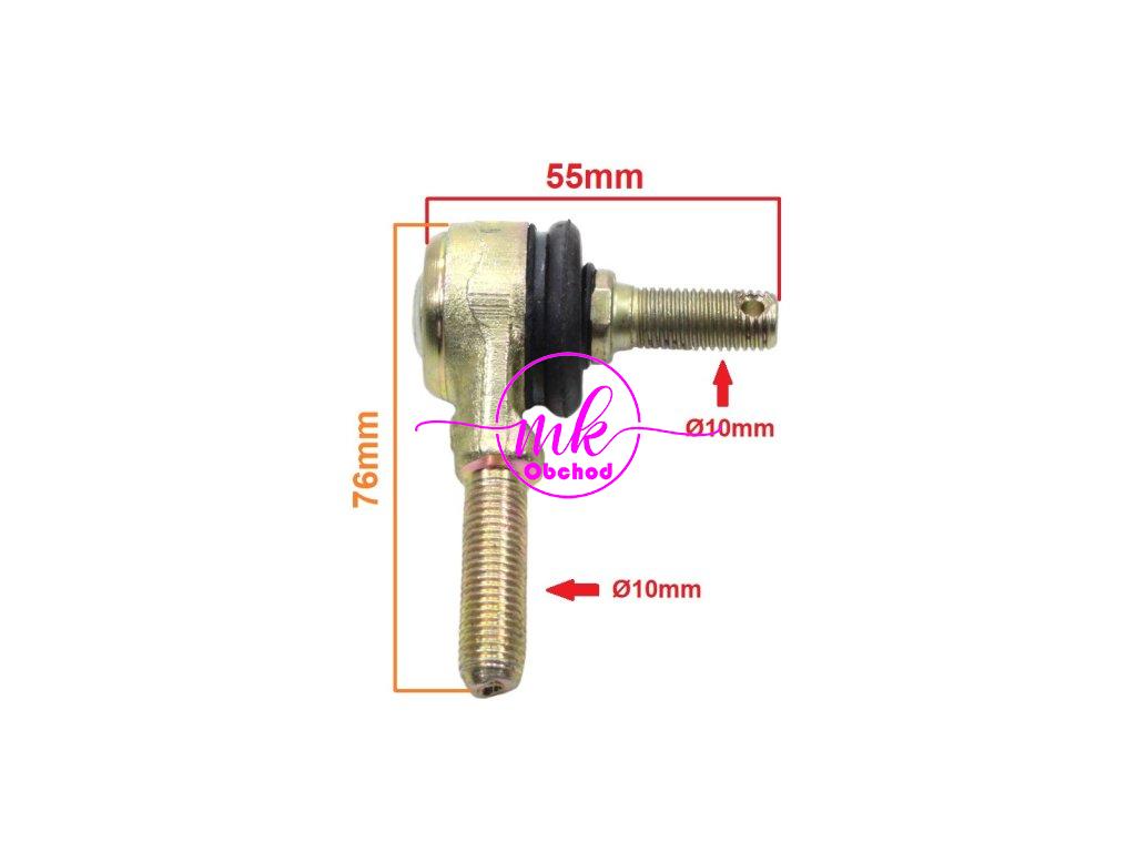 KONCOVKA ŘÍDICÍ TYČE ATV 110/125 LEVÝ ZÁVIT HB